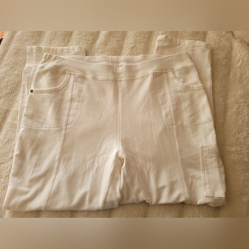 Onque casual capri pants for women. Petite xlarge.